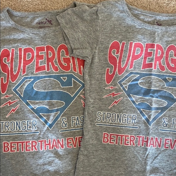 Super girl distressed tee - Picture 2 of 2